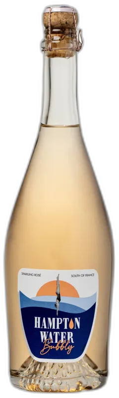 capture du vin Hampton Water Bubbly Vin Brut Rosã© Non Millã©Simã©