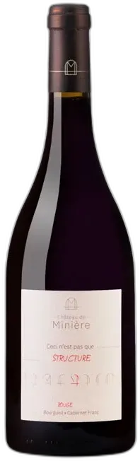 illustration du vin Bourgueil "Structure" Château de Minière Bio 2019