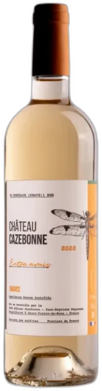 photo Château Cazebonne Aop Graves Entre Amis Blanc 2022