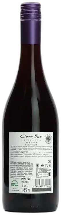 photo du vin Cono Sur Bicicleta Reserva Pinot Noir