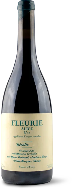 illustration du vin Aoc Fleurie Alice 6 10 Rouge 2022 les Bertrand