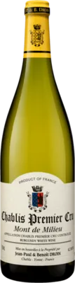photo Chablis 1er Cru Mont de Milieu Blanc 2023 Domaine Jean-Paul et Benoit Droin