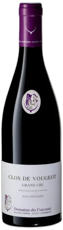 photo du vin Clos Vougeot Grand Cru Aux Origines Rouge 2017 Domaine du Couvent Philippe Cheron