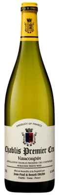 photo Chablis 1er Cru Vaucoupin Blanc 2023 Domaine Jean-Paul et Benoît Droin