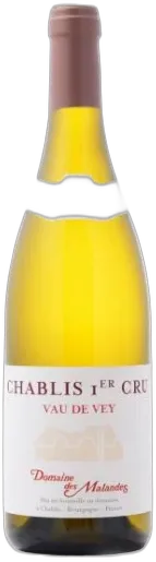 illustration du vin Chablis 1er Cru Vau de Vey Blanc 2023 Domaine des Malandes
