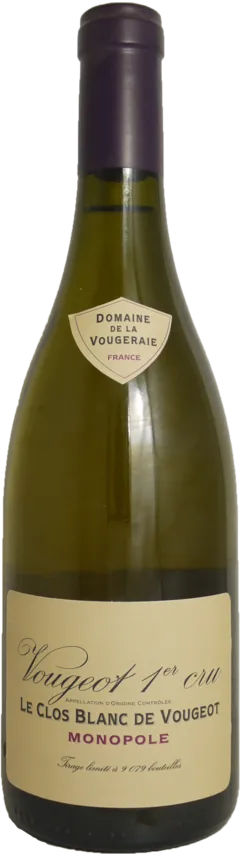 photo Vougeot 1er Cru le Clos Blanc de Vougeot Monopole Blanc 2022 Domaine de la Vougeraie