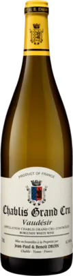 photo Chablis Grand Cru Vaudésir Blanc 2023 Domaine Jean-Paul et Benoit Droin