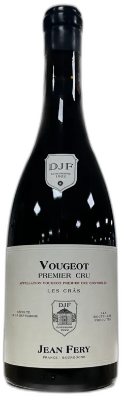 image du vin Vougeot 1er Cru les Cras Rouge 2021 Domaine Jean Féry & Fils