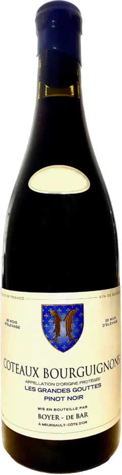 photo Aoc Côteaux Bourguignons les Grandes Gouttes Rouge 2022 Domaine Boyer Martenot