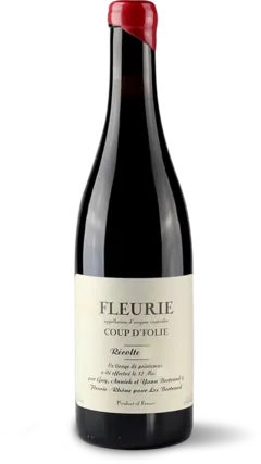 photo du vin Aoc Fleurie "Coup d'Folie" Rouge 2023 les Bertrand