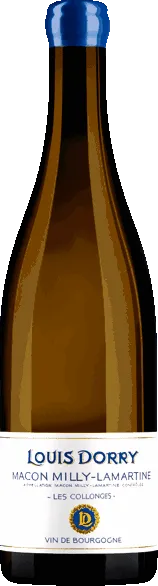 vue du vin Aoc Mâcon Milly-Lamartine les Collonges Blanc 2022 Domaine Louis Dorry