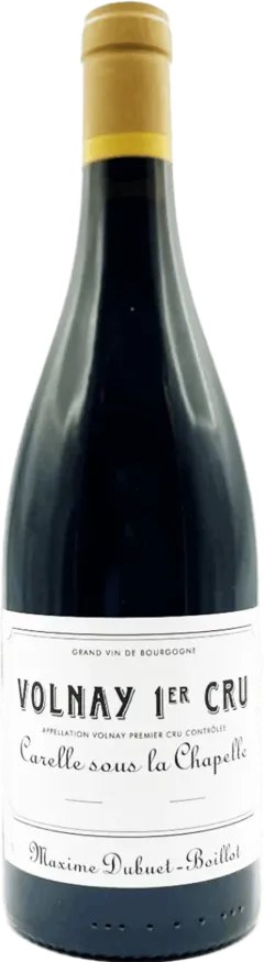 photos du vin Volnay 1er Cru Carelle Sous Chapelle Rouge 2021 Maxime Dubuet Boillot