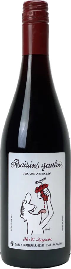 photo Vin de France Raisins Gaulois Rouge 2023 Domaine Mathieu et Camille Lapierre