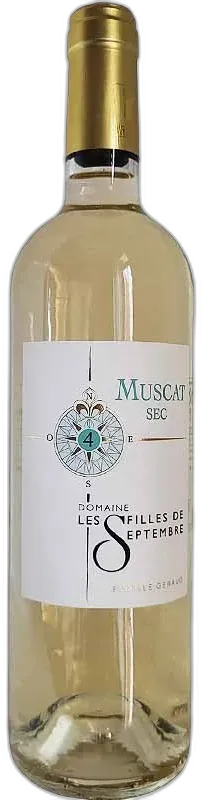 photo Domaine les Filles de Septembre Muscat Sec Côtes de Thongue 2024 Blanc