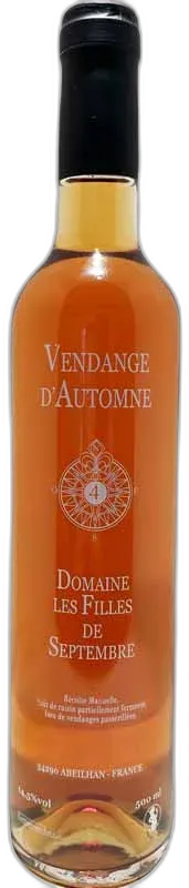 illustration du vin Domaine les Filles de Septembre Vendange d’Automne Côtes de Thongue nv Blanc