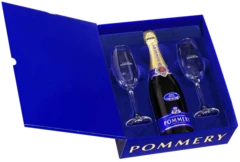 photo de Champagne Brut Royal Pommery et 2 Flûtes