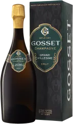 vue du vin Champagne Gosset Grand Millesime 2016 en Etui