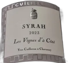 photo Igp Collines-Rhodaniennes 2023 Rouge les Vignes d’à Côté Syrah Cuilleron Magnum