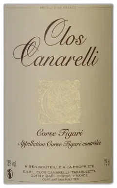 photo Clos Canarelli Corse Figari Blanc 2022