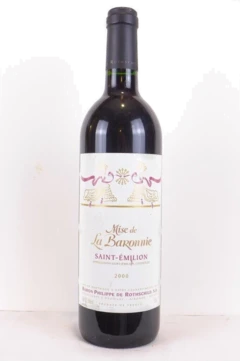 photo 2000 Saint-Émilion Mise de la Baronnie Baron Philippe de Rothschild Rouge Bordeaux