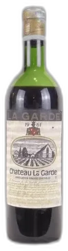 photo 1961 Graves Château la Garde Rouge Bordeaux