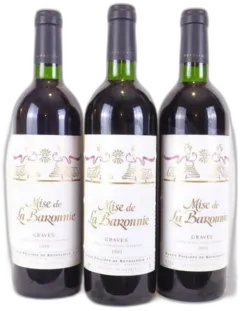 photo 1999 Graves Mise de la Baronnie Baron Philippe de Rothschild Lot de Rouge Bordeaux