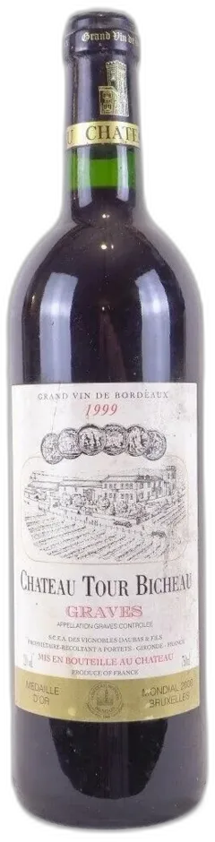 photo 1999 Graves Château Tour Bicheau Rouge Bordeaux
