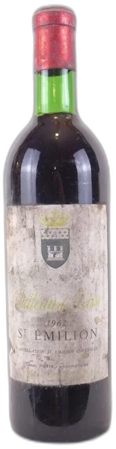 photo 1962 Saint-Émilion Château de Lisse Jean Petit Rouge Bordeaux