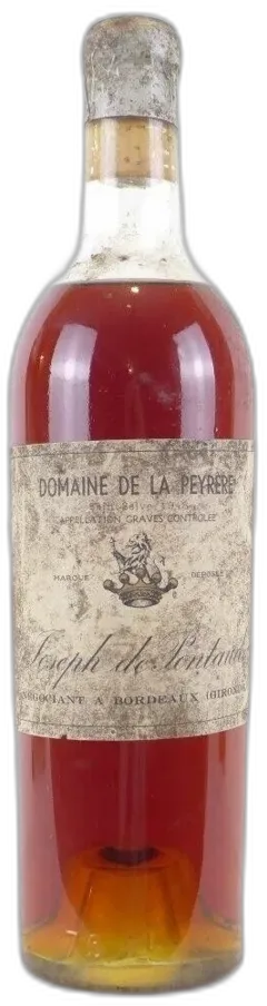 photo 1948 Graves Domaine de la Peyrere Liquoreux Bordeaux