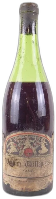 image du vin 1942 Volnay Hotel Claridge Taillepeids Sans Capsule b1 Rouge Bourgogne