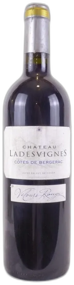 photo 2003 Bergerac Château Ladesvignes Velous Rouge Fût de Chêne Rouge Sud-Ouest