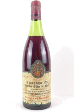photo 1976 Hautes Côtes de Nuits Cave des Hautes-Côtes Tastevinage Rouge Bourgogne