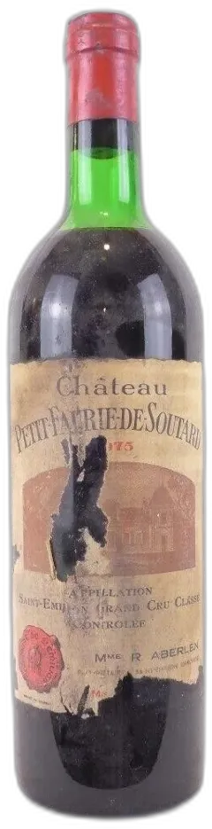 photo 1975 Saint-Émilion Château Petit-Faurie de Soutard Grand Cru Classé Accro Capsule) Rouge Bordeaux