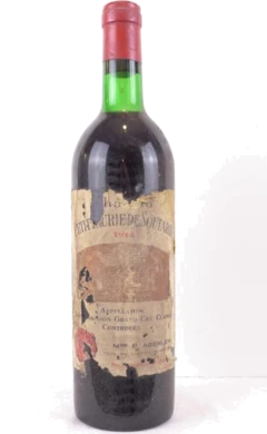photo 1975 Saint-Émilion Château Petit-Faurie de Soutard Grand Cru Classé Étiquette Abîmée) Rouge Bordeaux
