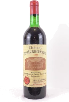 photo 1975 Saint-Émilion Château Petit-Faurie de Soutard Grand Cru Classé Rouge Bordeaux