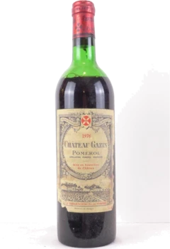 photo 1976 Pomerol Château Gazin b1 Rouge Bordeaux