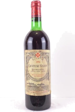 photo 1976 Pomerol Château Gazin Rouge Bordeaux