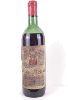 photo 1964 Saint-Émilion Château Géssan Rouge Bordeaux