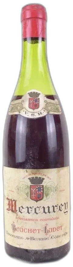 photo Années 50 Mercurey Bouchot-Ludot Non Millésimé Années 1950 à 1960 Rouge Bourgogne