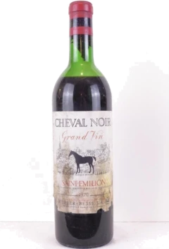 photo 1970 Saint-Émilion Cheval Noir Mahler-Besse Rouge Bordeaux