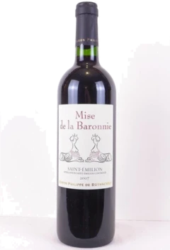 photo 2007 Saint-Émilion Mise de la Baronnie Baron Philippe de Rothschild Rouge Bordeaux
