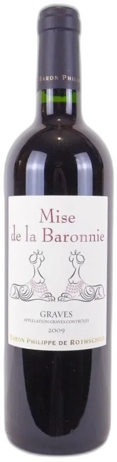 photo 2009 Graves Mise de la Baronnie Baron Philippe de Rothschild Rouge Bordeaux