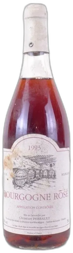 photo 1993 Bourgogne Rosé Perrault Rosé Bourgogne