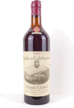 photo 1961 Chianti Classico Badia a Coltibuono Rouge Toscane Italie