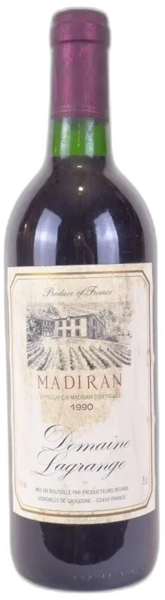 photo 1990 Madiran Domaine Lagrange Rouge Sud-Ouest