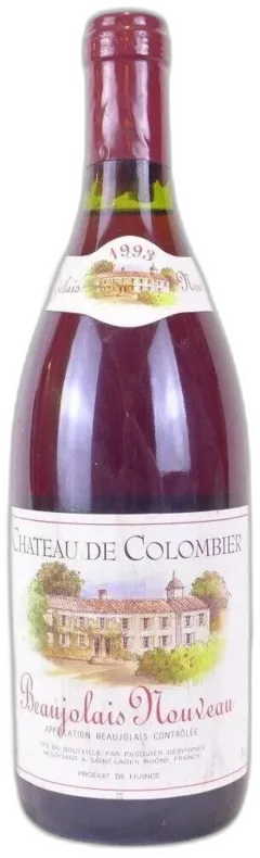 photo du vin 1993 Beaujolais Nouveau Château de Colombier Rouge Beaujolais
