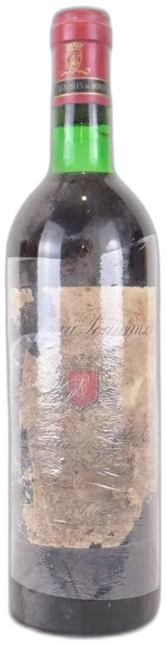 photo 1976 Moulis Château Poujeaux Étiquette Abîmée) Rouge Bordeaux