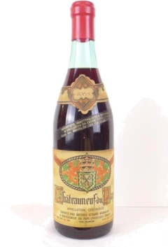 photo 1965 Châteauneuf du Pape Mathieu Cesaire Export Pour Italie) Rouge Rhône