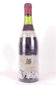 photo 1970 Chambertin Chanson Grand Cru Étiquette Abîmée) Rouge Bourgogne