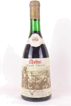 photo 1968 Chianti Classico Melini Rouge Toscane Italie